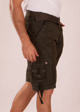 The Classic Cargo Shorts Solid Charcoal