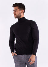 Men's Essentials Turtleneck Sweater Black