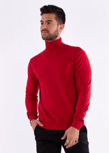 Men's Essentials Turtleneck Sweater Red