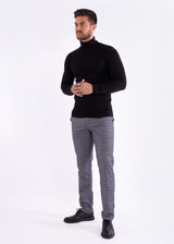 Ribbed Turtleneck Sweater