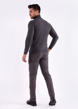 Ribbed Turtleneck Sweater