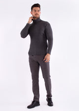 Ribbed Turtleneck Sweater