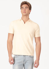 Buttonless Four-Way Stretch Polo Shirt