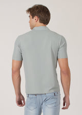 Buttonless Four-Way Stretch Polo Shirt