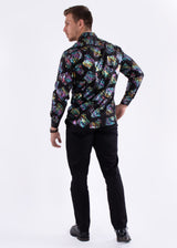 Iridescent Fleur Long Sleeve Dress Shirt