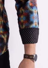 Decades Kaleidoscope Long Sleeve Dress Shirt