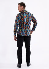 Decades Kaleidoscope Long Sleeve Dress Shirt