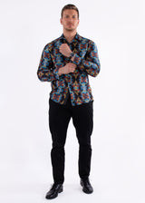 Decades Kaleidoscope Long Sleeve Dress Shirt