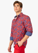 Paisley Long Sleeve Dress Shirt