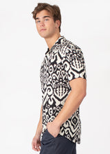 Abstract Short Sleeve Dress Shirt