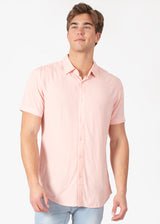 Solid Short Sleeve Dress Shirt