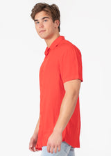 Solid Short Sleeve Dress Shirt