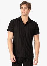 Naturally Chic Button-Up Short Sleeve Dress Shirt