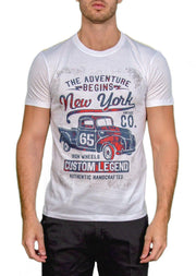 New York Vintage Co. Graphic Tee White