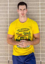 New York Vintage Co. Graphic Tee Yellow