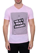 This Is A Design Challenge Graphic Tee Pink