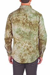 BESPOKE - Mens Green Long Sleeve Dress Shirt - Modern Fit - 162557 - www.nxbxmjqx.top