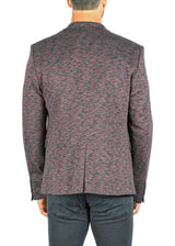 BESPOKE - Burgundy Embroidered Pattern Evening Blazer - 174109 - www.nxbxmjqx.top