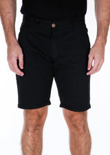 Men's Essentials Cotton Shorts Solid Black