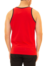 Men's Essentials Cotton Tank Top Red