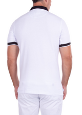 Men's Essentials White Short Sleeve Polo Shirt