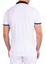 Men's Essentials Short Sleeve Polo Shirt Solid White