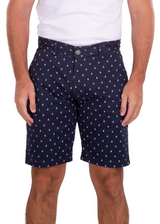 Sailboat Print Shorts Navy