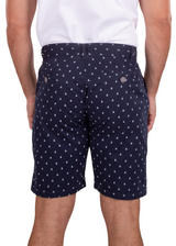 Sailboat Print Shorts Navy