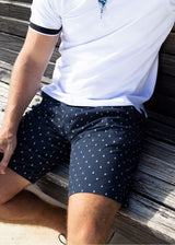 Sailboat Print Shorts Navy