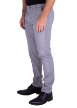 Mens Plaid Gray Pants