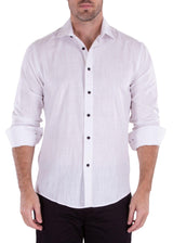 White Button Up Long Sleeve Dress Shirt