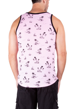 Island Life Graphic Tank Pink