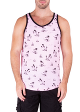 Island Life Graphic Tank Pink