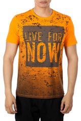 Live For Now Graphic Tee Orange