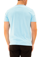 Men's Essentials Cotton Henley Turquoise