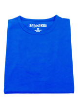 Men's Essentials Cotton Crew Neck Solid Royal Blue