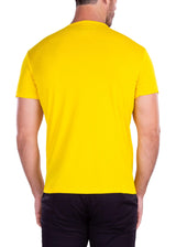 Men's Essentials Crew Neck Solid Yellow