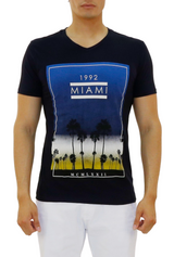 Miami 1992 Graphic Tee Navy