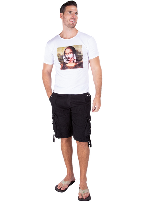 Mona Lisa Graphic Tee White