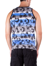 Surf's Up Graphic Tank Blue Gradient