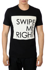 Swipe Me Right Graphic Tee Black