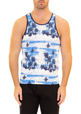 Vitamin Sea Graphic Tank Blue